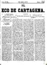 [Ejemplar] Eco de Cartagena, El (Cartagena). 19/7/1877.