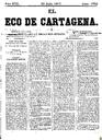 [Ejemplar] Eco de Cartagena, El (Cartagena). 23/7/1877.
