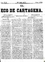 [Ejemplar] Eco de Cartagena, El (Cartagena). 26/7/1877.