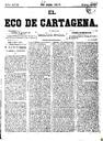 [Ejemplar] Eco de Cartagena, El (Cartagena). 28/7/1877.