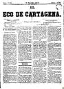 [Issue] Eco de Cartagena, El (Cartagena). 3/8/1877.