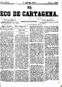 [Ejemplar] Eco de Cartagena, El (Cartagena). 4/8/1877.