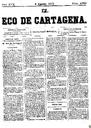 [Ejemplar] Eco de Cartagena, El (Cartagena). 6/8/1877.