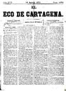 [Ejemplar] Eco de Cartagena, El (Cartagena). 16/8/1877.
