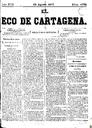 [Ejemplar] Eco de Cartagena, El (Cartagena). 22/8/1877.