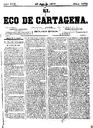 [Issue] Eco de Cartagena, El (Cartagena). 23/8/1877.