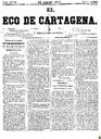 [Ejemplar] Eco de Cartagena, El (Cartagena). 24/8/1877.