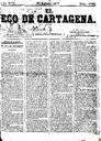 [Ejemplar] Eco de Cartagena, El (Cartagena). 31/8/1877.