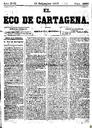 [Ejemplar] Eco de Cartagena, El (Cartagena). 13/9/1877.