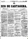 [Issue] Eco de Cartagena, El (Cartagena). 15/9/1877.