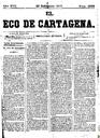 [Ejemplar] Eco de Cartagena, El (Cartagena). 28/9/1877.