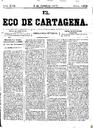 [Ejemplar] Eco de Cartagena, El (Cartagena). 3/10/1877.