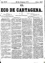 [Ejemplar] Eco de Cartagena, El (Cartagena). 20/10/1877.
