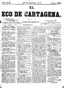 [Issue] Eco de Cartagena, El (Cartagena). 27/10/1877.