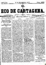 [Ejemplar] Eco de Cartagena, El (Cartagena). 9/11/1877.