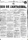 [Ejemplar] Eco de Cartagena, El (Cartagena). 10/11/1877.