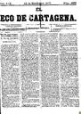 [Ejemplar] Eco de Cartagena, El (Cartagena). 14/11/1877.