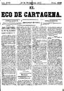 [Ejemplar] Eco de Cartagena, El (Cartagena). 15/11/1877.