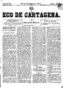 [Issue] Eco de Cartagena, El (Cartagena). 16/11/1877.