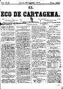 [Ejemplar] Eco de Cartagena, El (Cartagena). 17/11/1877.