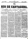 [Issue] Eco de Cartagena, El (Cartagena). 28/11/1877.