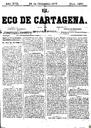 [Ejemplar] Eco de Cartagena, El (Cartagena). 26/12/1877.