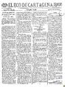 [Issue] Eco de Cartagena, El (Cartagena). 25/4/1883.