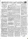 [Issue] Eco de Cartagena, El (Cartagena). 16/5/1883.