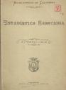 [Issue] Estadística Sanitaria (Cartagena). 7/1901.