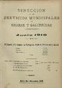 [Ejemplar] Estadística Sanitaria (Cartagena). 6/1910.