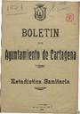 [Ejemplar] Estadística Sanitaria (Cartagena). 1/1921.