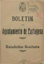 [Ejemplar] Estadística Sanitaria (Cartagena). 1/1922.