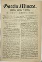 [Issue] Gaceta Minera (Cartagena). 20/1/1883.