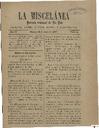 [Issue] Miscelánea Revista Semanal de la Paz, La (Murcia). 16/6/1890.