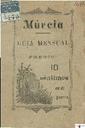 [Ejemplar] Murcia Guía Mensual (Murcia). 1/11/1899.