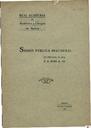 [Ejemplar] Real Academia de Medicina y Cirugía de Murcia. 30/1/1916.