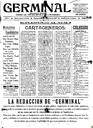 [Ejemplar] Germinal (Cartagena). 10/11/1917.