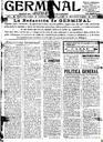 [Ejemplar] Germinal (Cartagena). 30/11/1917.