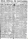 [Ejemplar] Hoja oficial de Cartagena (Cartagena). 6/3/1940.