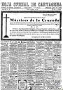 [Ejemplar] Hoja oficial de Cartagena (Cartagena). 28/3/1940.