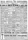 [Ejemplar] Hoja oficial de Cartagena (Cartagena). 24/4/1940.