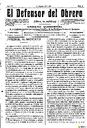 [Issue] Defensor del Obrero, El (Cartagena). 1/2/1909.