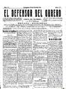 [Ejemplar] Defensor del Obrero, El (Cartagena). 15/4/1911.