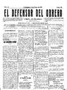 [Ejemplar] Defensor del Obrero, El (Cartagena). 15/5/1911.