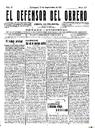 [Issue] Defensor del Obrero, El (Cartagena). 15/9/1911.