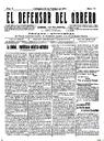 [Issue] Defensor del Obrero, El (Cartagena). 15/2/1912.