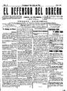 [Ejemplar] Defensor del Obrero, El (Cartagena). 1/7/1912.