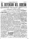[Issue] Defensor del Obrero, El (Cartagena). 1/8/1912.