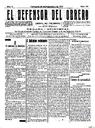 [Issue] Defensor del Obrero, El (Cartagena). 15/11/1912.