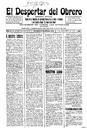 [Ejemplar] Defensor del Obrero, El (Cartagena). 4/10/1913.